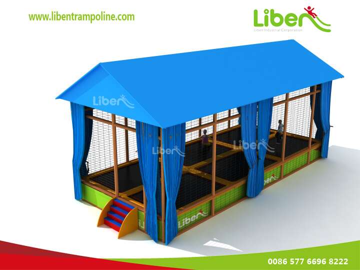 Description Of Trampoline With Tent 
