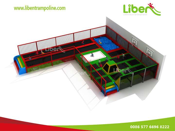 Commercial Indoor Trampoline With High Quality