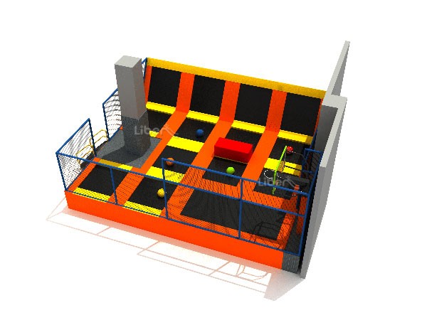 Shopping Mall Small Kids Indoor Trampoline Park