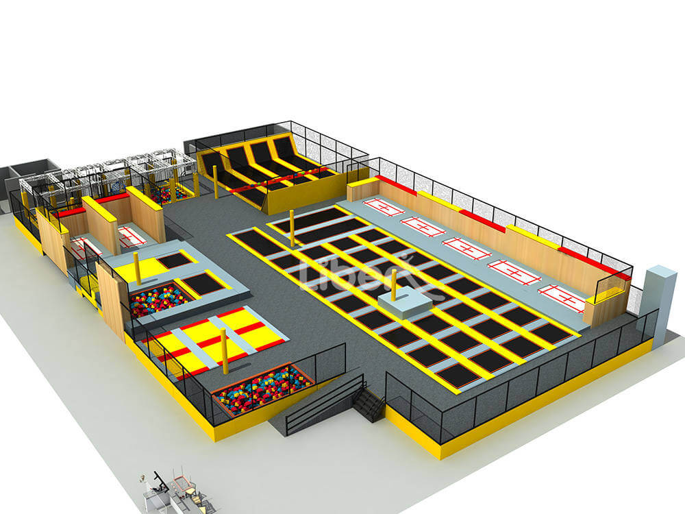 Great Indoor Trampoline Park From Liben China