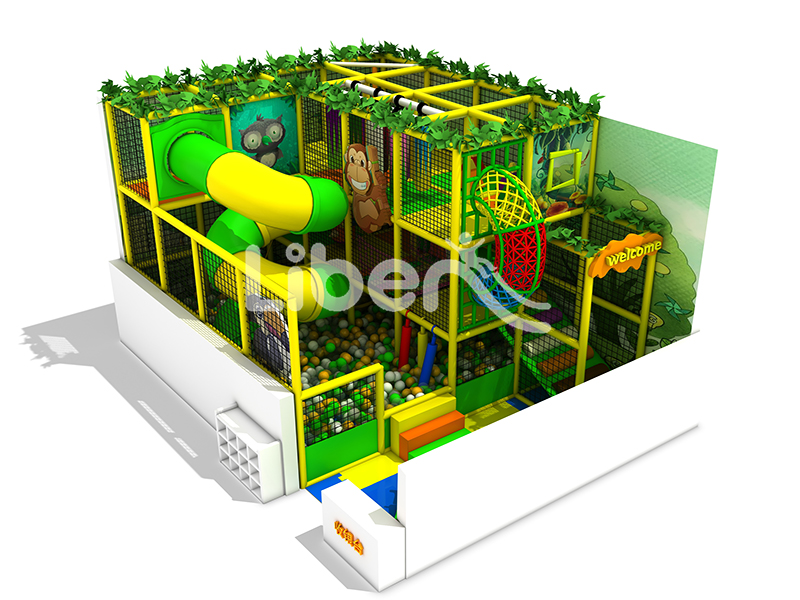 Cute animal forest children indoor play center for sale