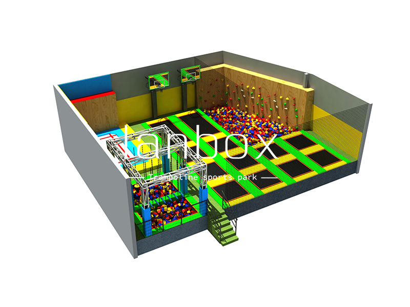 New Design Irregular Small Indoor Trampoline Park for Sale