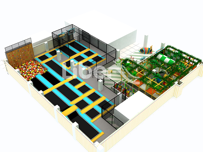 New Design Safe Liben Indoor Play Center for Kids