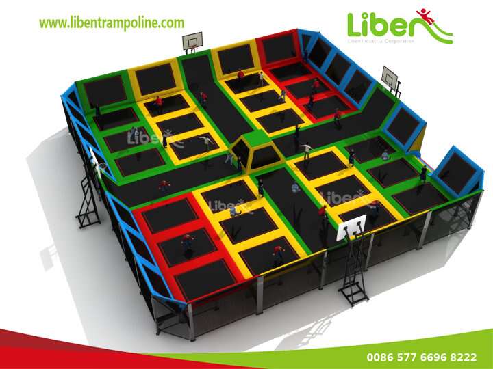 The Customization of Indoor Large Trampoline Theme Park