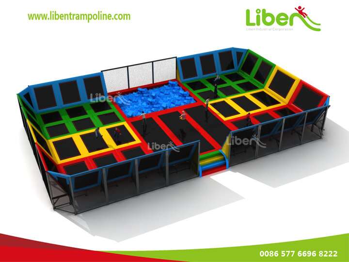 Low Price Of Indoor Trampoline Park With Good Quality