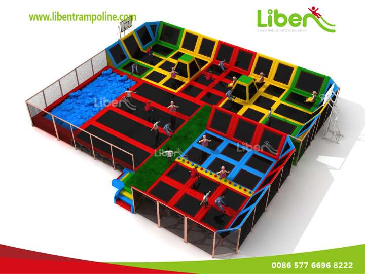 China Indoor Trampoline With Attractive Designs