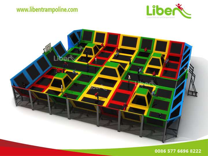 Popular And Safe Indoor Trampoline Court In Australia