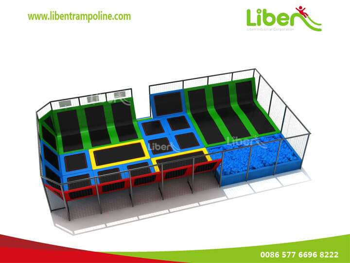 Commercial  Trampolines With ball And Foam Pad