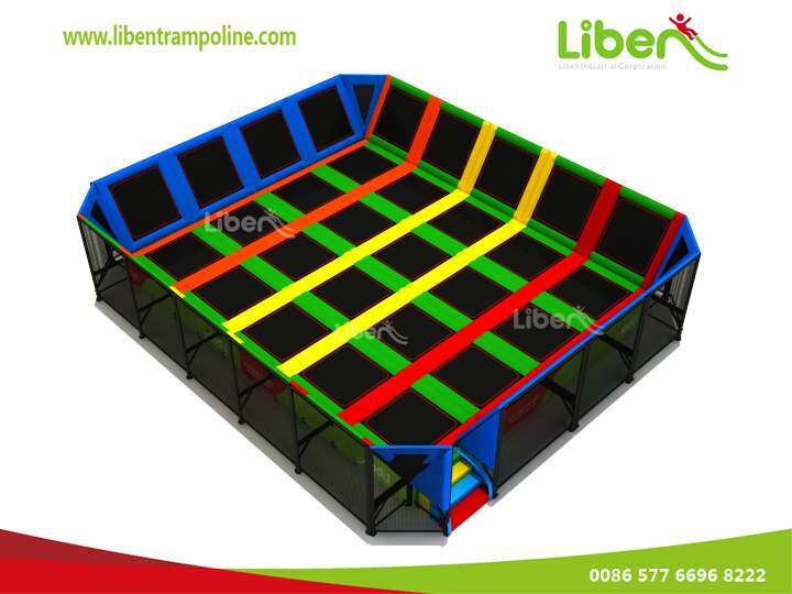 Indoor Colorful Trampoline Equipment  