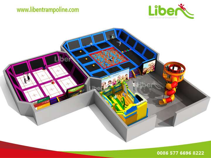 New Design Indoor trampoline park Equipments For Amusement Park