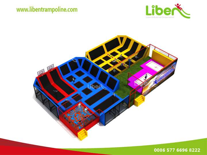 Top Service Indoor Play Games Amusement trampoline park