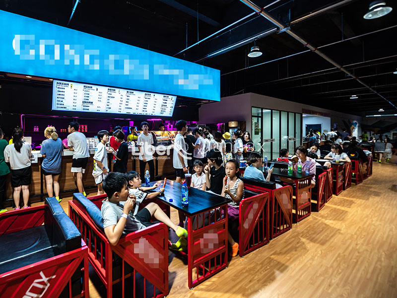 family entertainment center food court