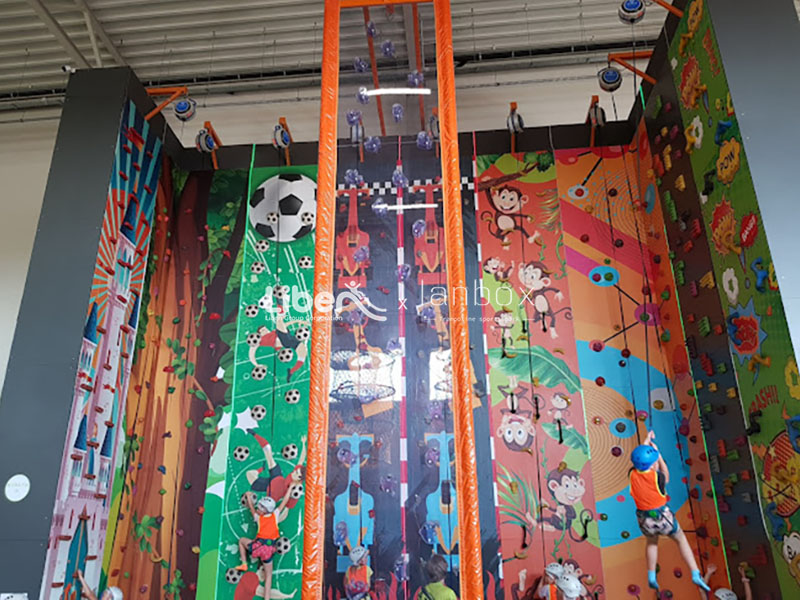 Entertainment Center Climbing Wall