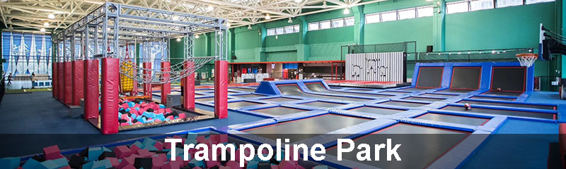 indoor play structure trampoline park