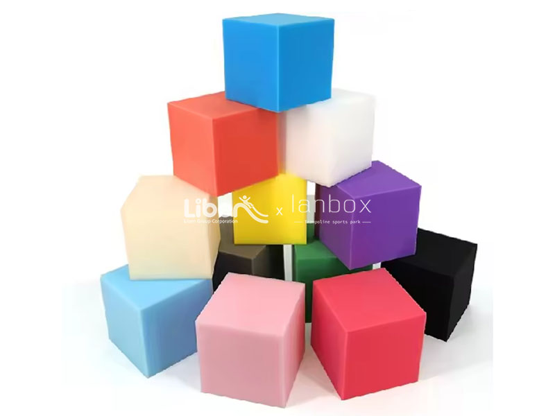 foam cubes colors